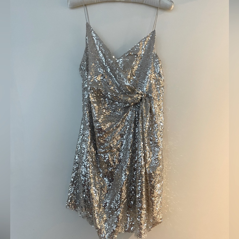 Sequined Zara slip dress